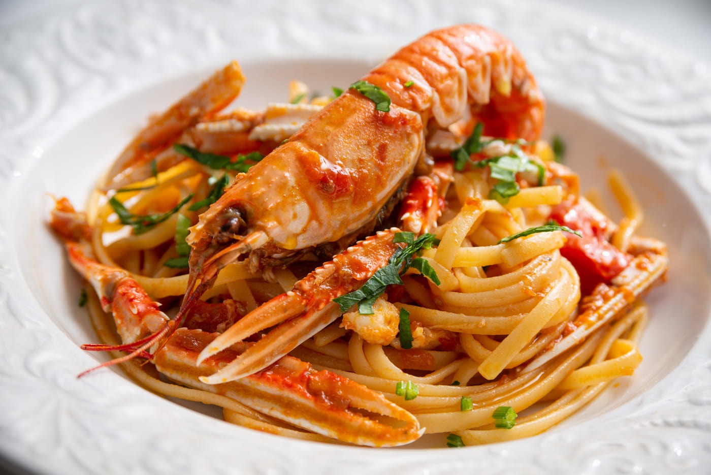 LINGUINE WITH LANGOUSTINES