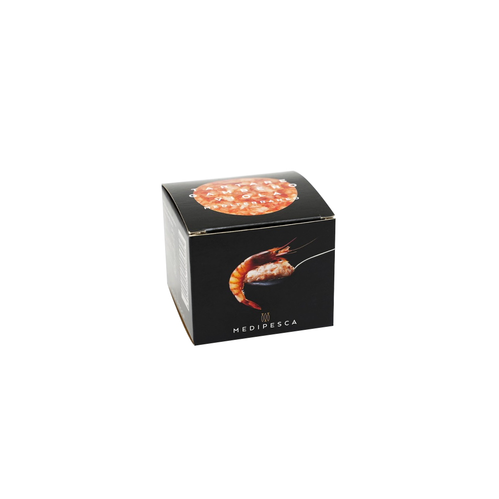 Tartare di gambero viola del Mediterraneo - 80g Tartare di gambero viola del Mediterraneo - 80g