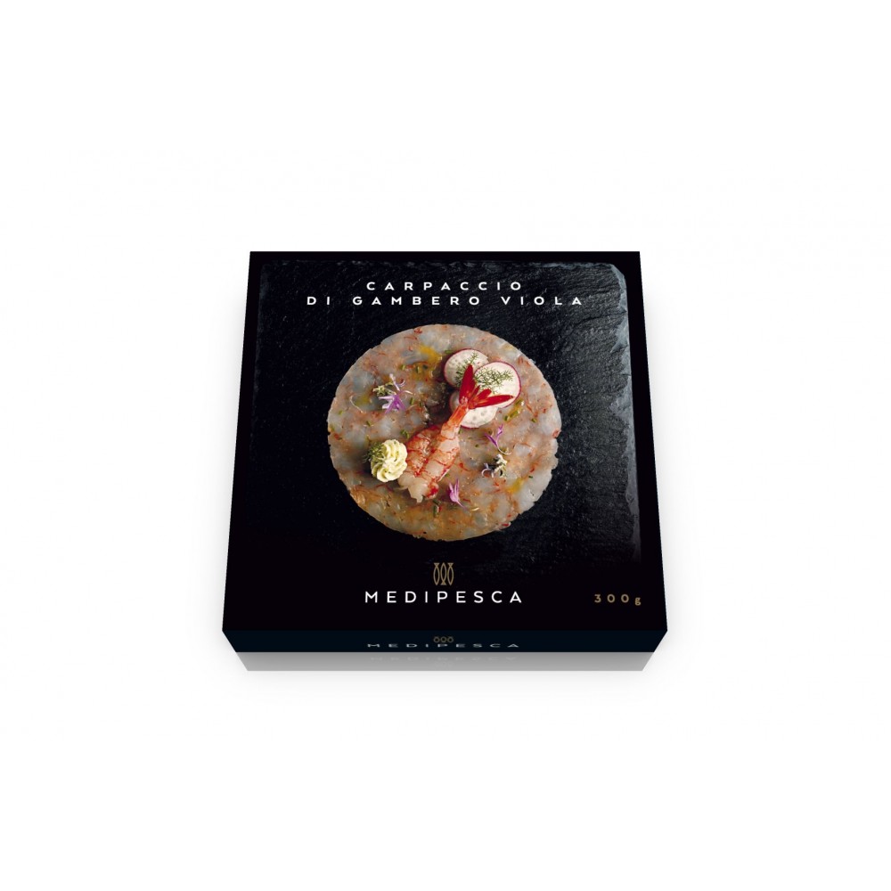 Purple prawn carpaccio - 300g Purple prawn carpaccio - 300g