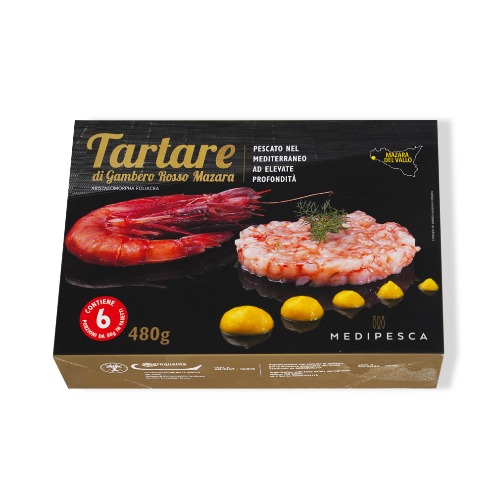 Mediterranean red prawn tartare - 480 g Mediterranean red prawn tartare - 480 g